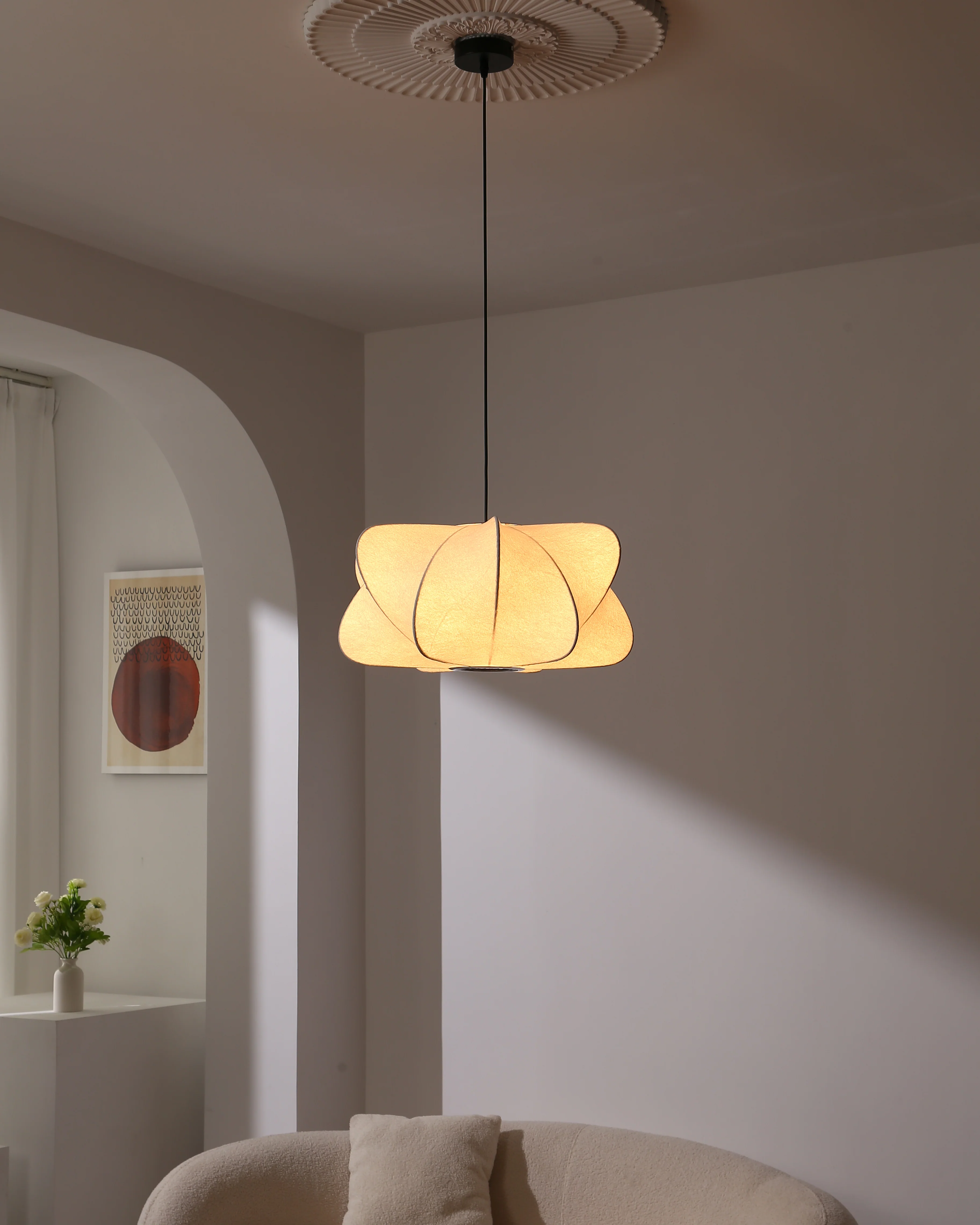WOMO Silk Pendant Lights-WM2966 - Image 2