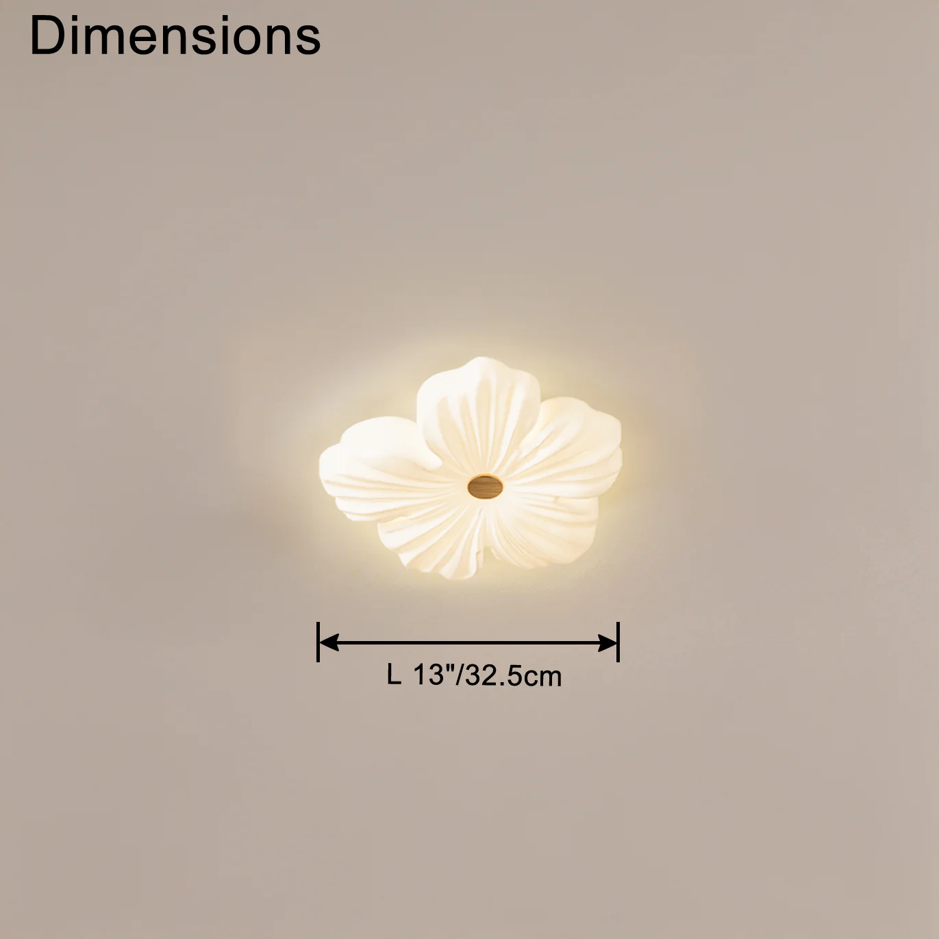 WOMO White Flower Ceiling Light-WM1112 - Image 15