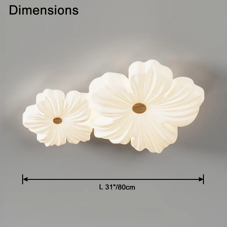 WOMO White Flower Ceiling Light-WM1112 - Image 21