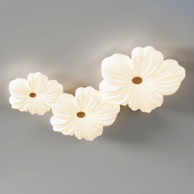 WOMO White Flower Ceiling Light-WM1112 - Image 22