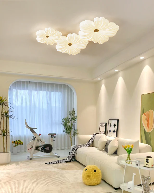 WOMO White Flower Ceiling Light-WM1112 - Image 7
