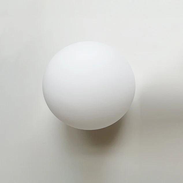 WOMO White Globe Glass Wall Sconce-WM6124 - Image 14