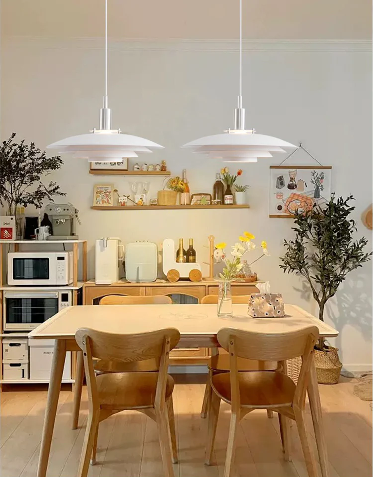 WOMO White Danish Designer Pendant Light-WM2656 - Image 4