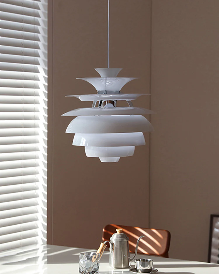WOMO White Pinecone Pendant Light-WM2664 - Image 8