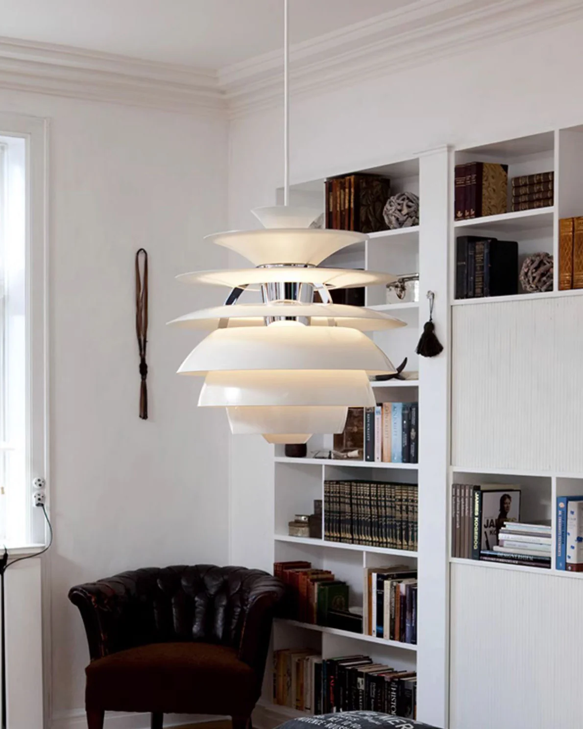 WOMO White Pinecone Pendant Light-WM2664 - Image 9