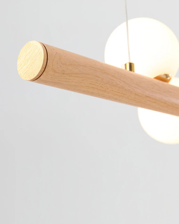 WOMO Wood Linear Globe Chandelier-WM2055 - Image 10
