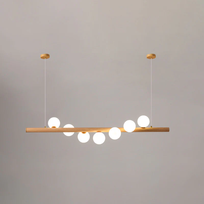 WOMO Wood Linear Globe Chandelier-WM2055 - Image 11