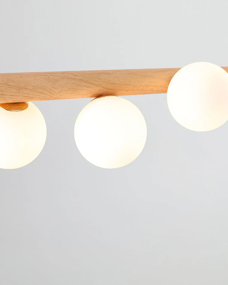 WOMO Wood Linear Globe Chandelier-WM2055 - Image 9
