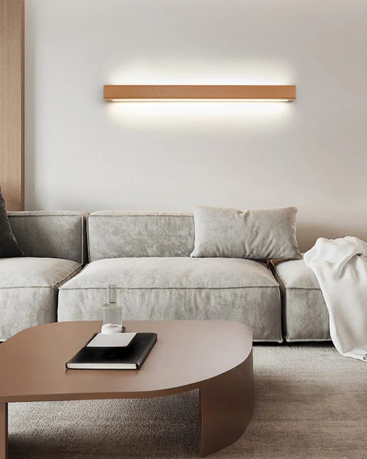 WOMO Wood Linear Wall Sconce-WM6126 - Image 22