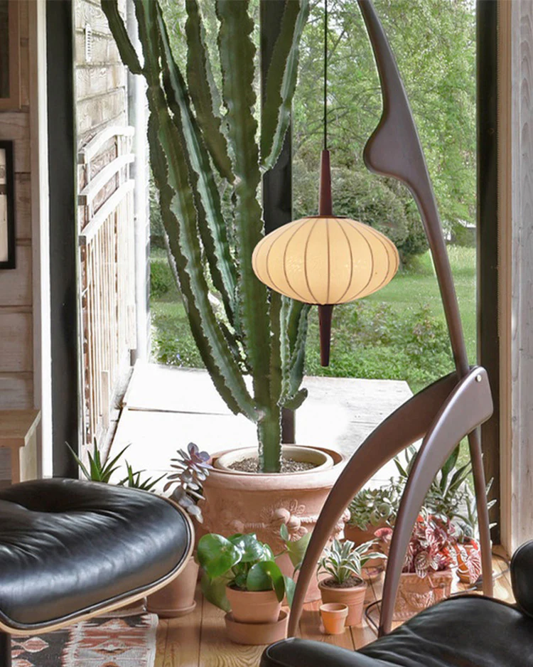 WOMO Flying Saucer Tripod Wood Floor Lamp-WM7136 - Image 17